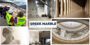 κολαζ γλυπτα μαρμαρα