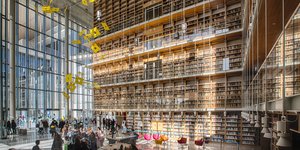 Ο Πύργος Βιβλίων της Εθνικής Βιβλιοθήκης της Ελλάδος στο ΚΠΙΣΝ