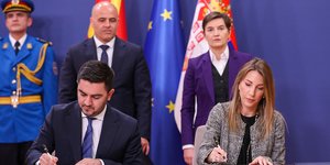 Ντίμιταρ Κοβατσέφσκι και Ανα Μπρνάμπιτς υπογράφουν μνημόνιο συνεργασίας