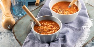 Κριθαρόσουπα κοκκινιστή