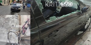 Σοβαρό τροχαίο στα Χανιά με ακρωτηριασμό μοτοσικλετιστή/ Φωτογραφίες: Kriti360.gr