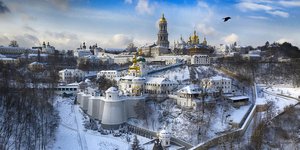 H ορθόδοξη μονή των Σπηλαίων του Κιέβου στην Ουκρανία