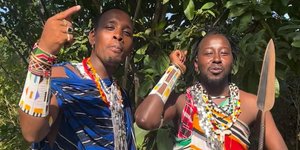 Η Kanaya Kolong Parkepu, από την Τανζανία, ξεκίνησε το κανάλι Maasaiboys πέρυσι