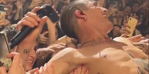 Νταμιάνο Νταβίντ Maneskin crowd surfing