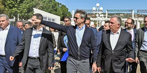 Ο Κυριάκος Μητσοτάκης στη Φθιώτιδα