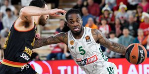 Φάση από το ματς Μονακό-Παναθηναϊκός