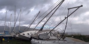 Χτυπήθηκε από την κακοκαιρία η Ναύπακτος