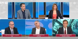 Κώστας Παπαχλιμίντζος, Χριστίνα Βίδου6 και Πάνος Σκουρλέτης στην ΕΡΤ