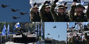 Εντυπωσιακή και μεγαλοπρεπής η στρατιωτική παρέλαση στην Αθήνα για την 25η Μαρτίου