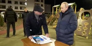 Επίσκεψη του Βλαντιμίρ Πούτιν στη Μαριούπολη