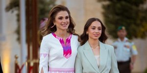 H βασίλισσα Ράνια της Ιορδανίας με την κόρη της