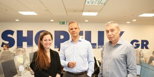 Ρενάτα Φωτεινού CCO,  Χρήστος Καλογεράκης CEO, Άκης Χαμαμτζόγλου CTO,