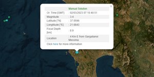 Σεισμός στους Γαργαλιάνους 