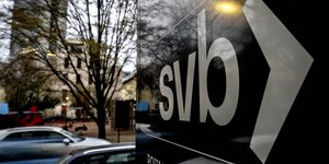 Ταμπέλα της Silicon Valley Bank