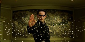Ο Κιάνου Ριβς στην ταινία The Matrix Reloaded