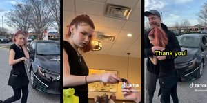 Πήγε για καφέ και έδωσε για φιλοδώρημα ένα ολοκαίνουργιο αυτοκίνητο