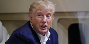 Με το στόμα ανοιχτό ο Ντόναλντ Τραμπ 