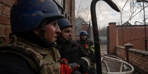 Ουκρανοί διασώστες