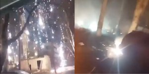 «Βροχή» από βόμβες θερμίτη σε πόλη της Ουκρανίας σε ρωσική, όπως καταγγέλλεται, επίθεση 