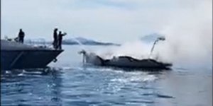 Βυθίστηκε η θαλαμηγός που έπιασε φωτιά ανοικτά της Νικιάνας, στη Λευκάδα