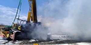 Διασωληνώθηκε χειριστής μηχανήματος στην Αλεξανδρούπολη/ Φωτογραφία: ΕΡΤ