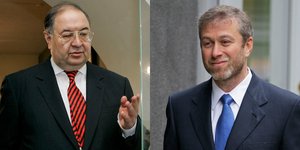 Άλισερ Ουσμάνοφ και Ρόμαν Αμπράμοβιτς