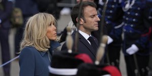 H Μπριζίτ και ο Εμμανουέλ Μακρόν