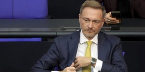 Ο υπουργός Οικονομικών της Γερμανίας, Κρίστιαν Λίντνερ 