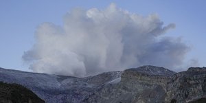 Το ηφαίστειο Νεβάδο ντελ Ρουίς στην Κολομβία