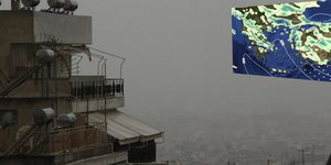 βροχερός καιρός στην αθήνα