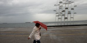 Βροχερός καιρός στη Θεσσαλονίκη
