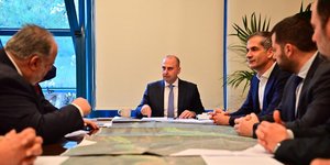 Ο υφυπουργός Υποδομών και Μεταφορών, αρμόδιος για τις Υποδομές, Γιώργος Καραγιάννης