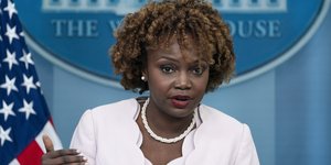 Η εκπρόσωπος του Λευκού Οίκου Καρίν Ζαν Πιέρ 