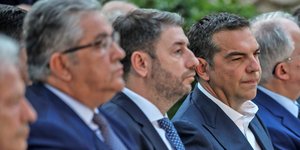 Δημήτρης Κουτσούμπας, Νίκος Ανδρουλάκης, Αλέξης Τσίπρας