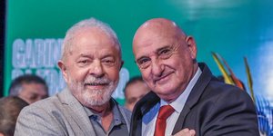 Ο Βραζιλιάνος πρόεδρος Λούλα και ο Μάρκος Γκονσάλβες Ντίας 