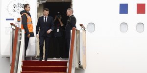 Στην Κίνα ο Εμανουέλ Μακρόν/ AP Photos