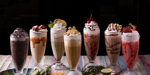Λαχταριστά milkshakes σε διάφορες γεύσεις