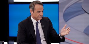 Ο Κυριάκος Μητσοτάκης δίνει συνέντευξη στον Alpha και στον Αντώνη Σρόιτερ