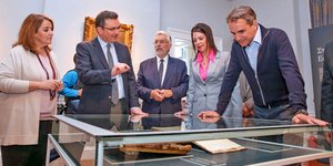 Επίσκεψη στην Πινακοθήκη της Κέρκυρας πραγματοποίησε ο Κυριάκος Μητσοτάκης/ Φωτογραφία: INTIME 