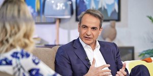 Ο Κυριάκος Μητσοτάκης στο Mega