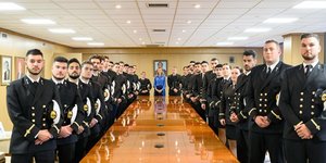 Η Πρόεδρος της Ένωσης Ελλήνων Εφοπλιστών υποδέχτηκε στα γραφεία της Ένωσης, σπουδάστριες και σπουδαστές από Ακαδημίες Εμπορικού Ναυτικού της χώρας