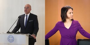 Νίκος Δένδιας τηλεφωνική επικοινωνία Αναλένα Μπέρμποκ