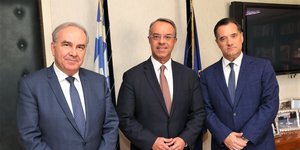 Παπαθανάσης, Σταϊκούρας και Γεωργιάδης