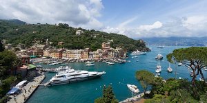 Το Πορτοφίνο στην ιταλική Ριβιέρα, νοτιοανατολικά της Γένοβας