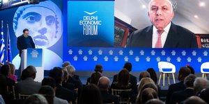 Ο Prem Watsa στο 8ο Οικονομικό Φόρουμ των Δελφών / Φωτογραφία: Delphi Economic Forum,