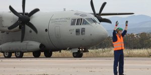 Αεροσκάφος C-27 θα παραλάβει Έλληνες από το Σουδάν/ Φωτογραφία αρχείου: Intime