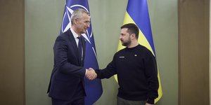 Συνάντηση Στόλτενμπεργκ - Ζελένσκι στο Κίεβο 