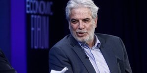 Ο Χρήστος Στυλιανίδης στο Οικονομικό Φόρουμ των Δελφών/ Φωτογραφία: EUROKINISSI