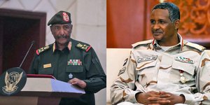 Σουδάν: Οι στρατηγοί Αμπντέλ Φατάχ Μπουρχάν και Μοχάμεντ Χαμντάν Νταγκάλο