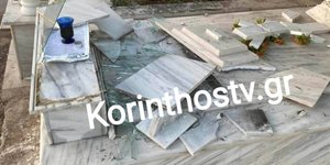 Βανδαλισμοί σε τάφο στη Κόρινθο